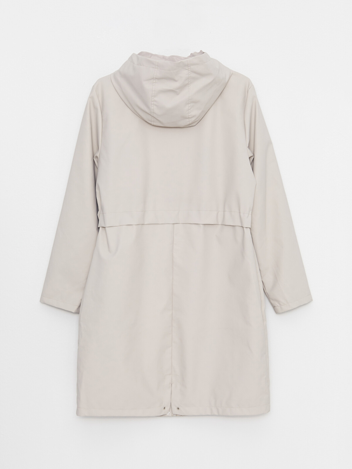 LCWAIKIKI Classic Women's Hooded Plain Raincoat - W20056Z8-CTL