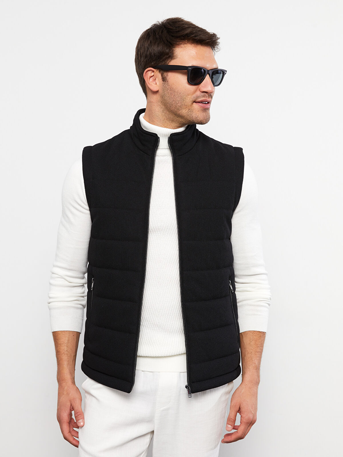 LCW Vision Slim Fit Funnel Neck Men's Vest -W20269Z8-CVL