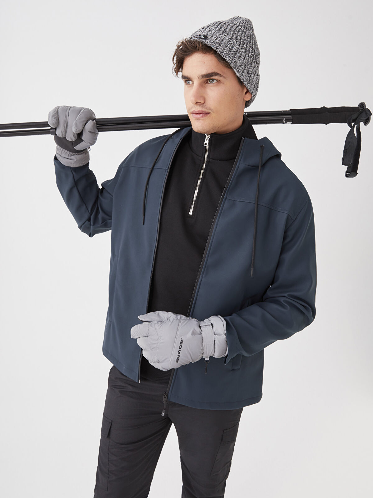 XSIDE ACTIVE Regular Fit Hooded Men's Raincoat -W22679Z8-U9W