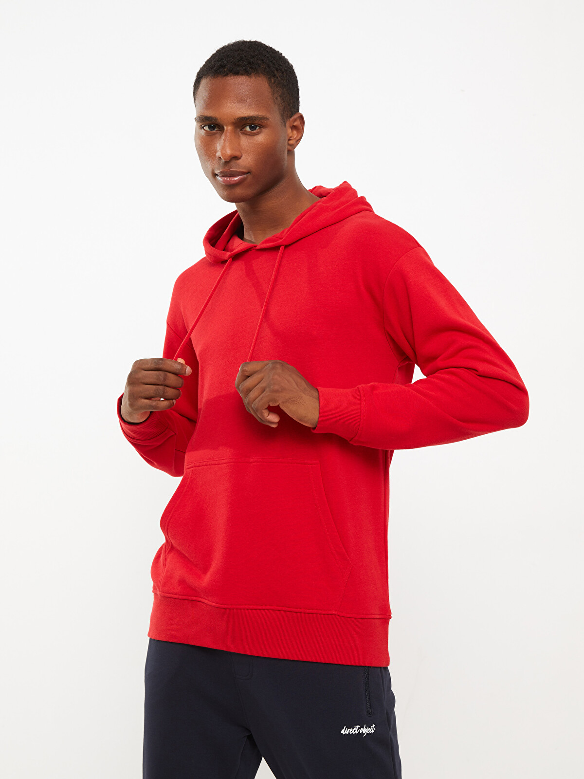 XSIDE Basic Men's Hooded Hoodie with Long Sleeve - W23126Z8-HPM
