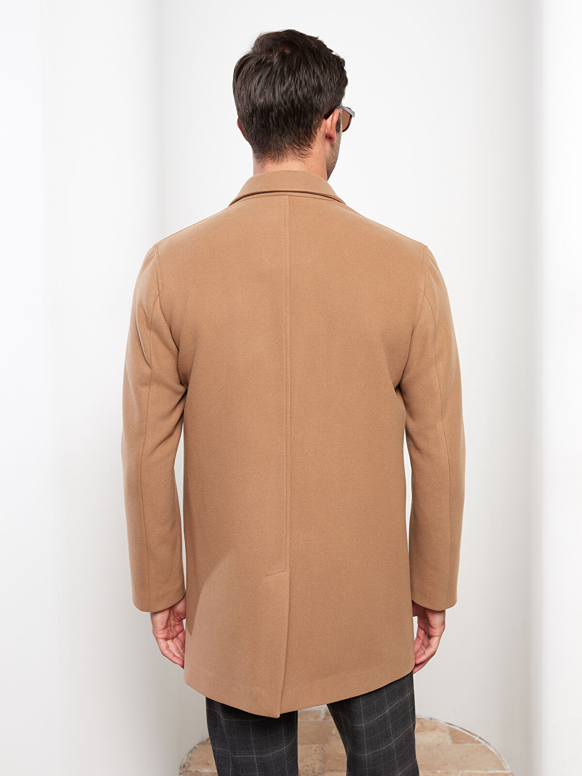 eaphi big collar middle coat ブラウン eaphi big collar middle coat ブラウン eaphi big collar