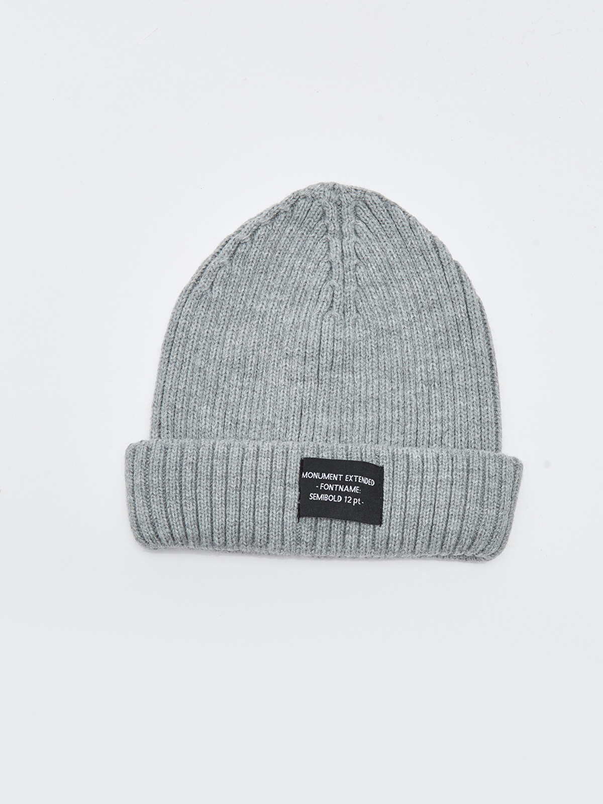 LCW ACCESSORIES Label Printed Men's Tricot Beanie - W25191Z8-LAL