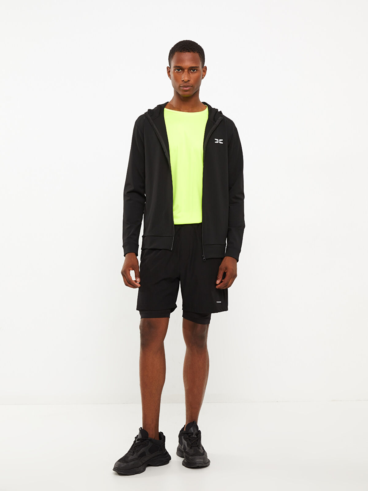 XSIDE ACTIVE Slim Fit Hoodie Men's Sports Cardigan -W28153Z8