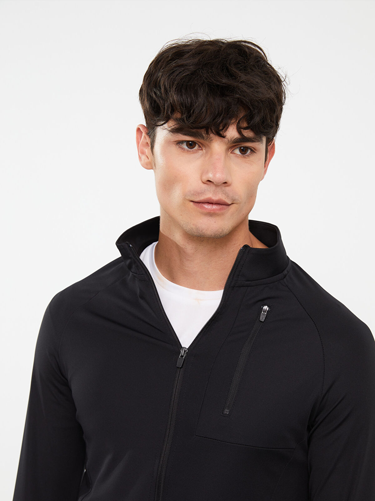 XSIDE ACTIVE Dik Yaka Uzun Kollu Erkek Spor Hırka - W28416Z8-CVL | LCW