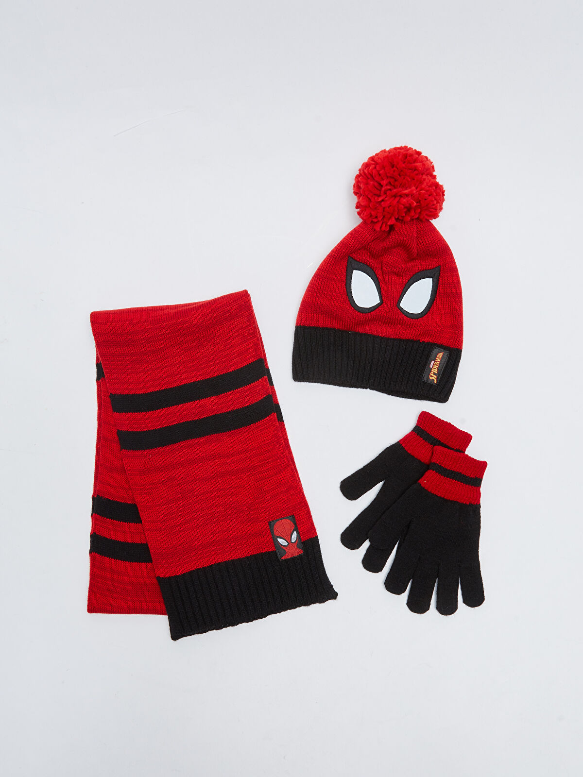 LCW ACCESSORIES Spiderman Licensed Boy Scarf, Beanie and