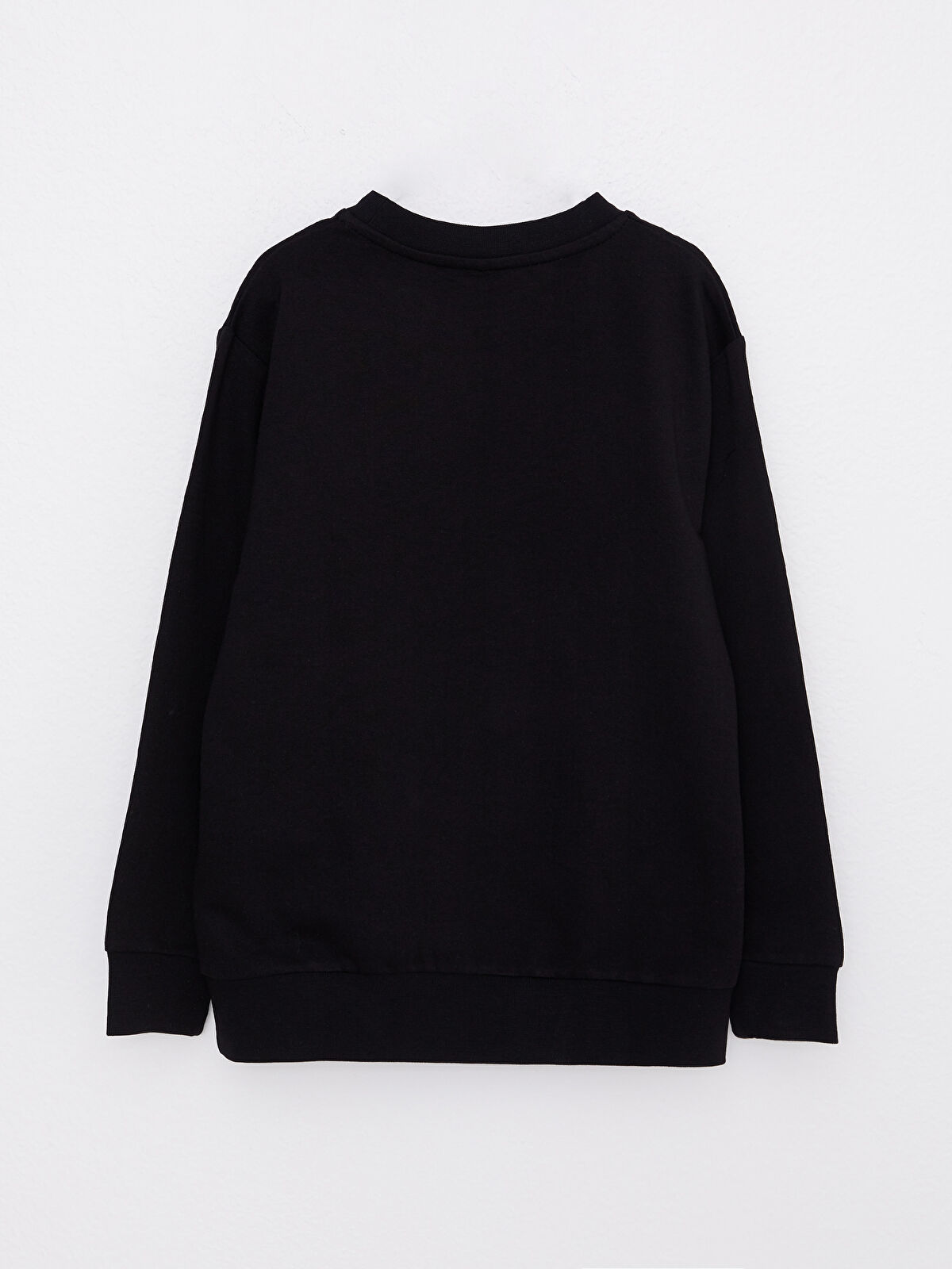 Crew Neck Printed Long Sleeve Boys' Sweatshirt -W42946Z4-DWP
