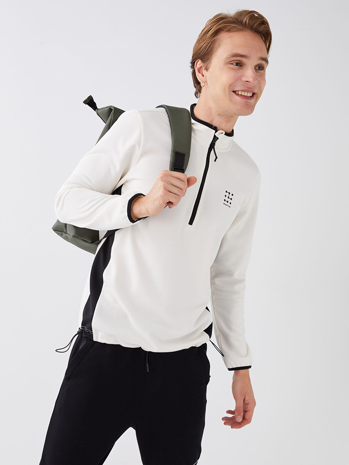 XSIDE ACTIVE High Collar Long Sleeve Printed Men's Sports