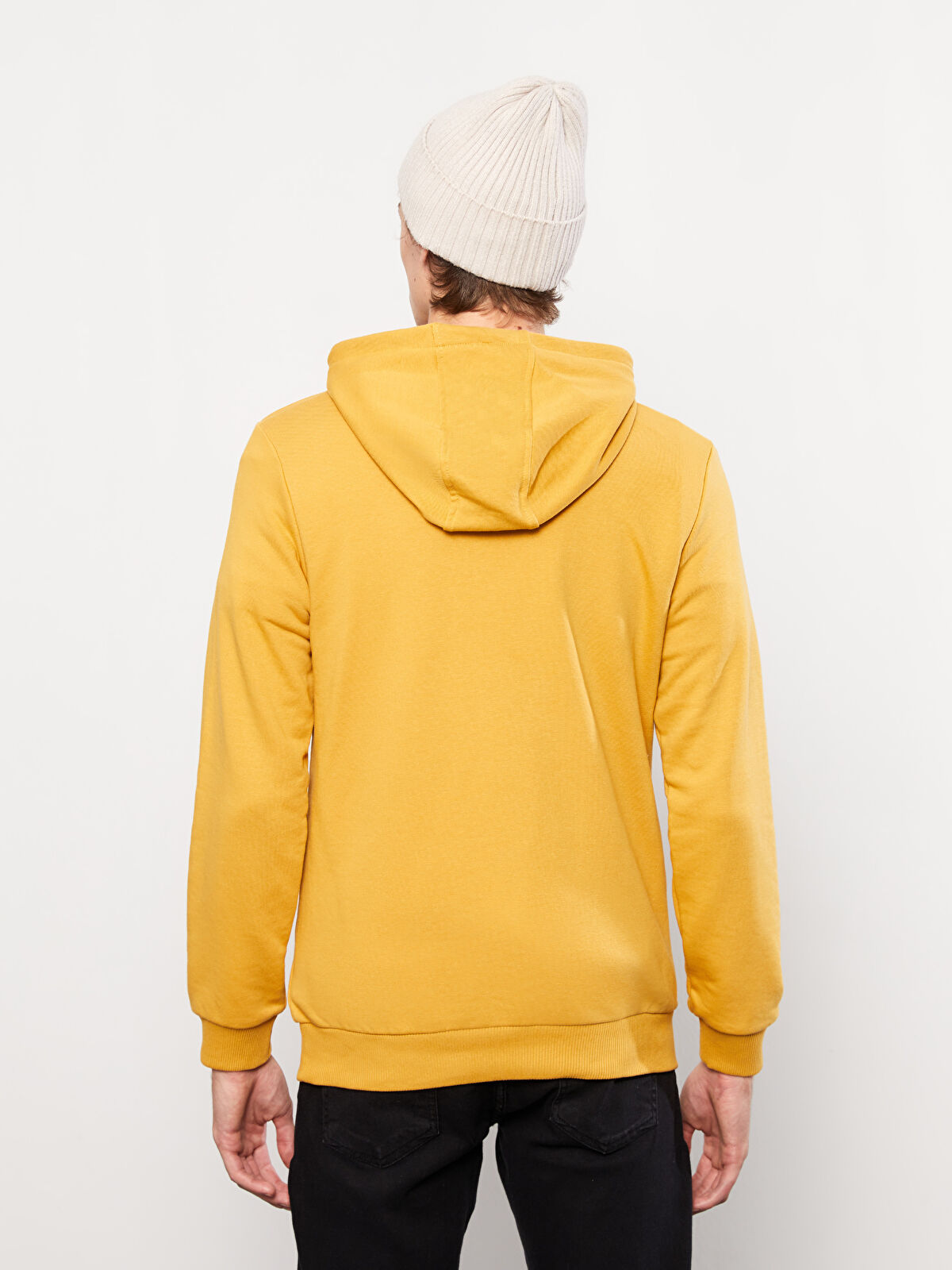 XSIDE Long Sleeve Printed Men's Hoodie -W2BD44Z8-GCY - LC