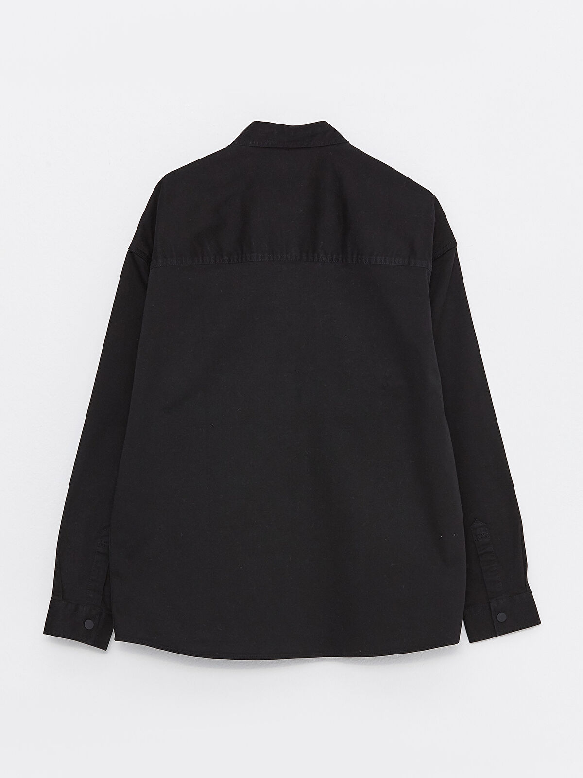 XSIDE Relaxed Fit Long Sleeve Twill Men's Shirt Jacket