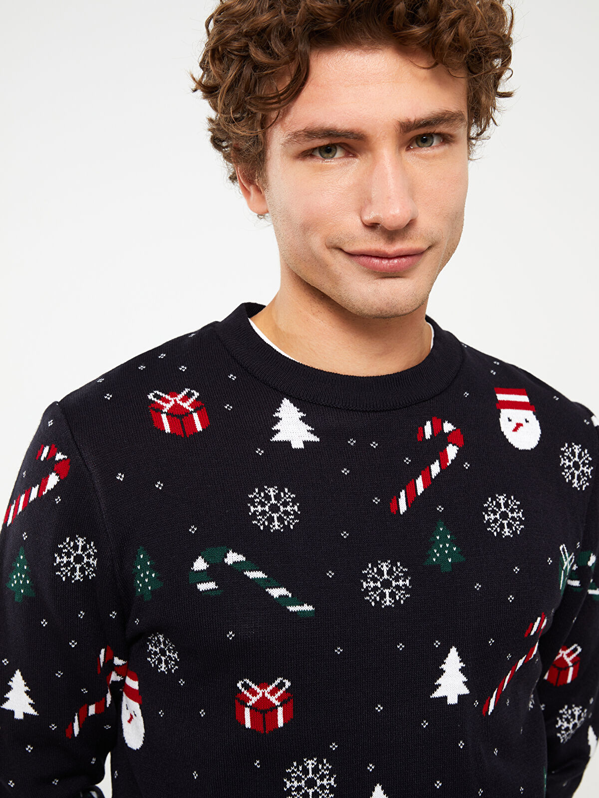 美品/Electric x Clubhaus Crewneck Sweater CLUBHAUS “The Crew” Crewneck - Navy | CLUBHAUS