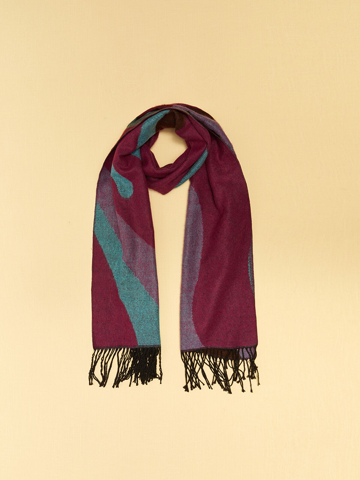 LCW ACCESSORIES Fringed Patterned Women's Scarf -W2FI84Z8