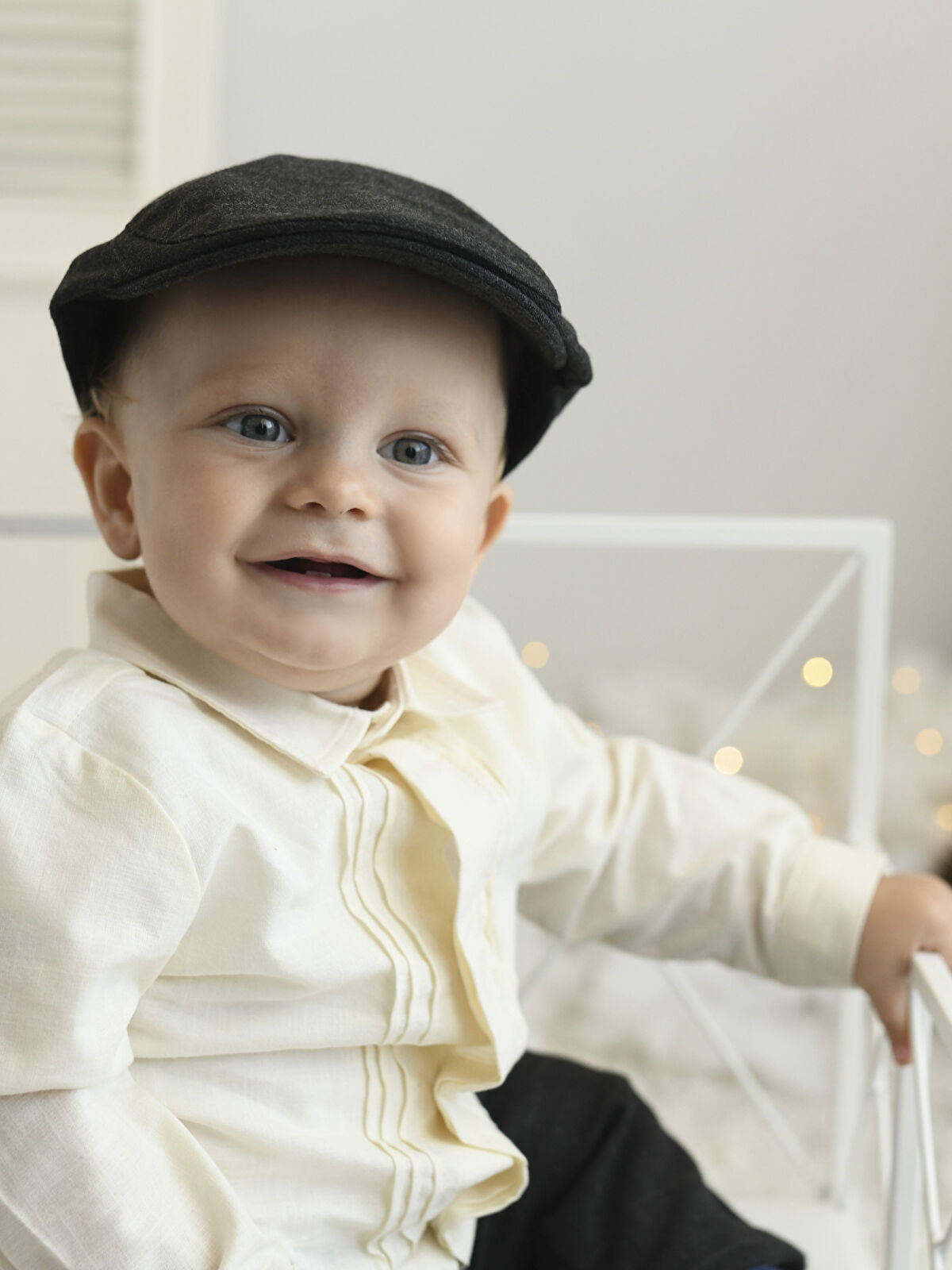 LCW baby Checkered Baby Boy Hat -W2GQ00Z1-LEX - LC Waikiki
