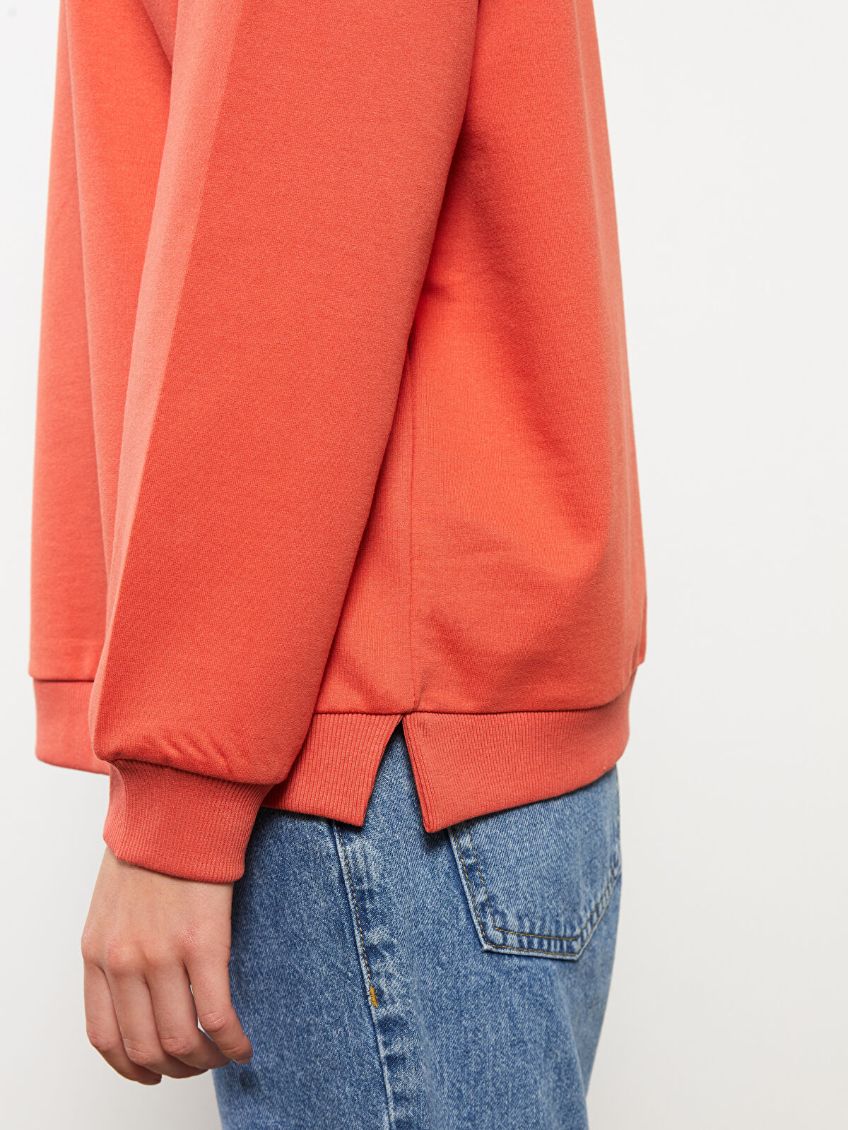 LCWAIKIKI Basic Crew Neck Oversize Women's Sweatshirt