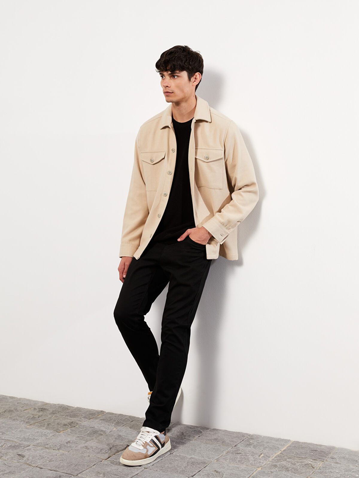 メンズウェア Black Watch Wide Pants Black Pants with logo 44 Label Group - Vitkac AS