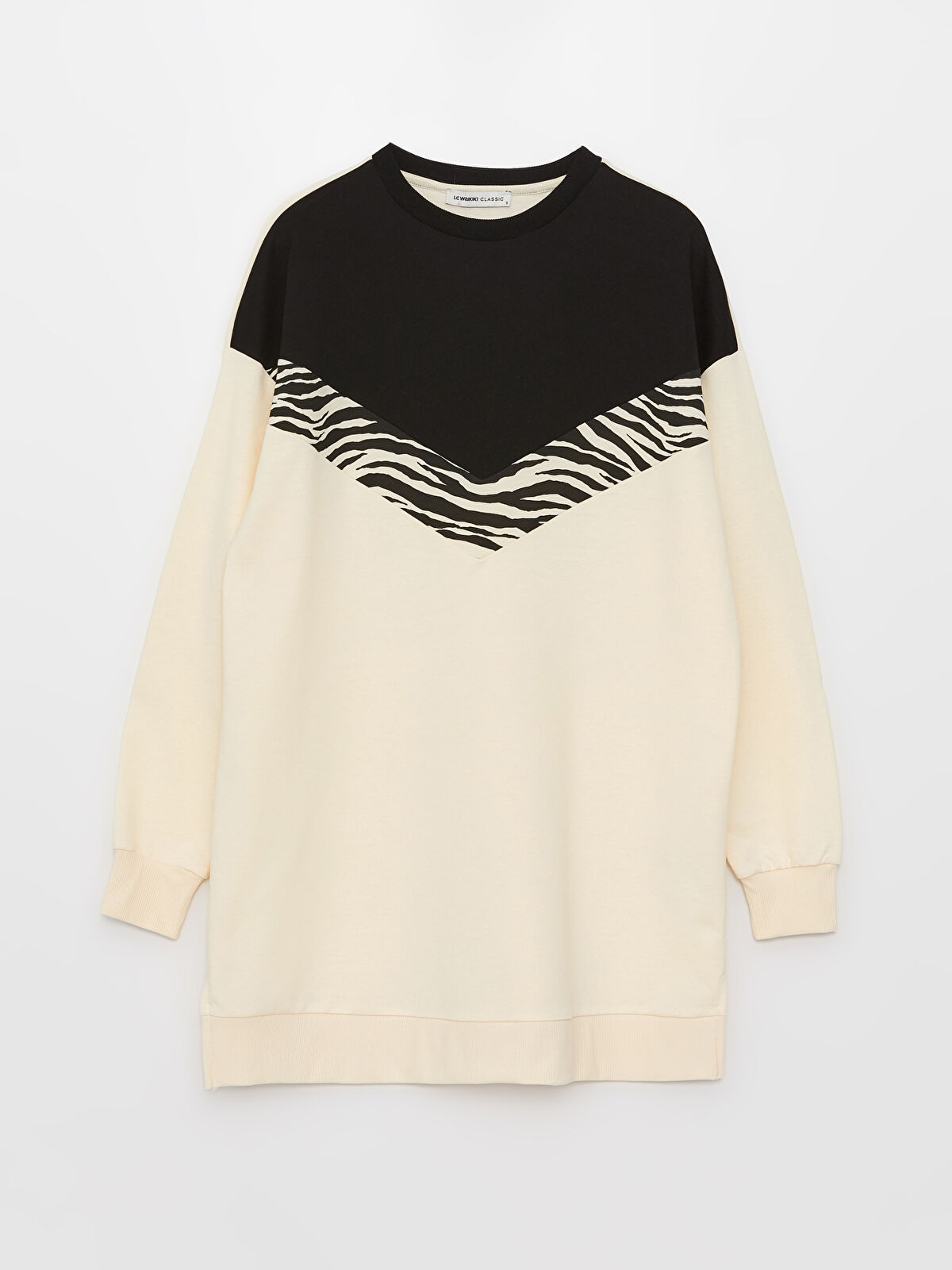 【BAON】24FW★ [BAONHAUS] Orua Stripe Boxy Long Sleeve Tee Lingo Textured Long Sleeve Tee - Grey | Fashion Nova