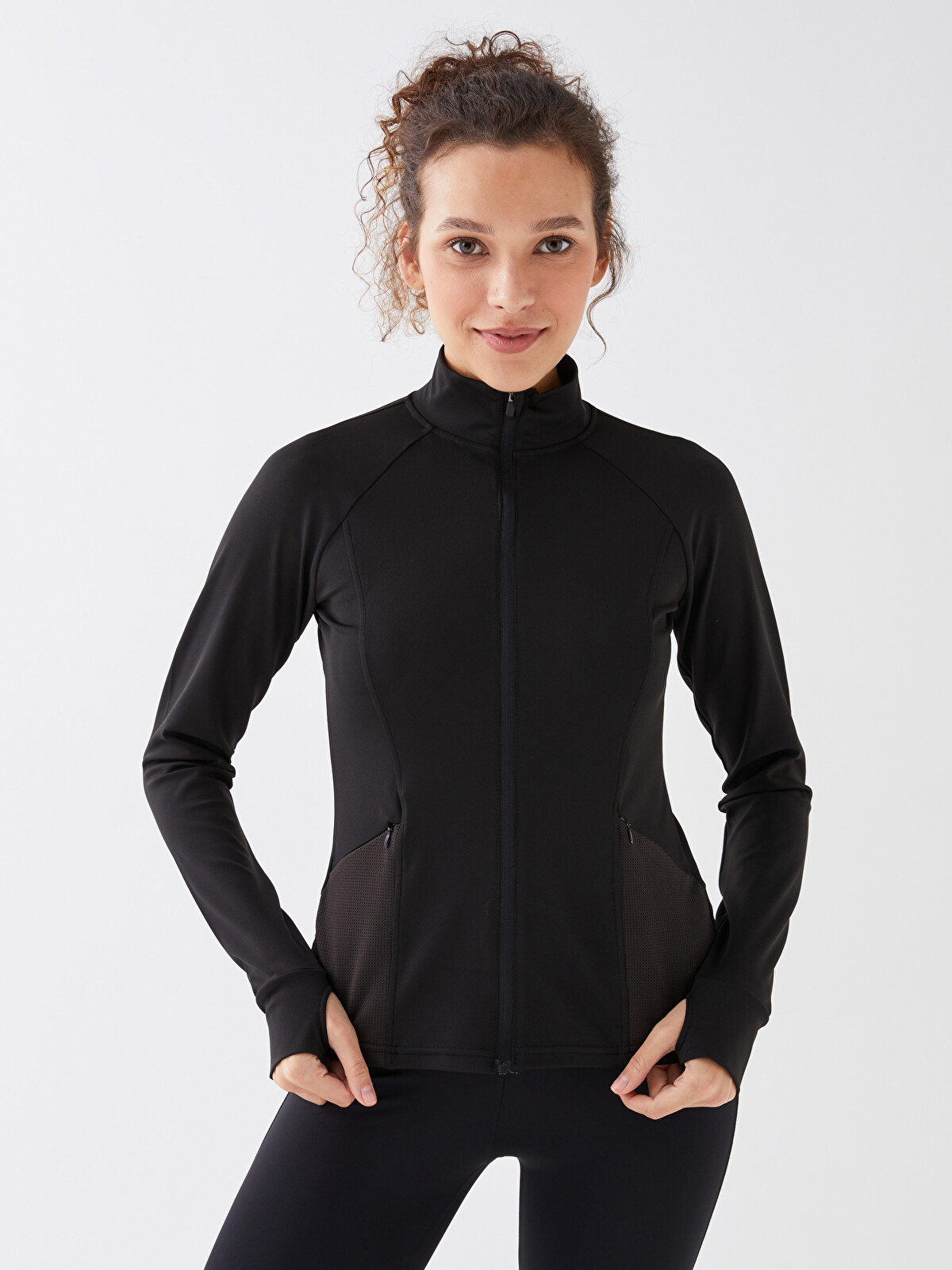 XSIDE ACTIVE Dik Yaka Kadın Spor Hırka - S31027Z8-CVL | LC Waikiki