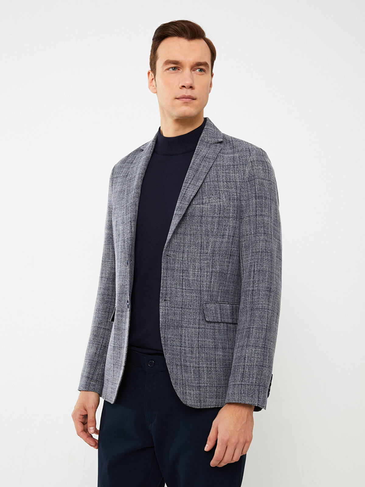 LCW BUSINESS Lacivert Standart Kalıp Erkek Blazer Ceket - S31423Z8