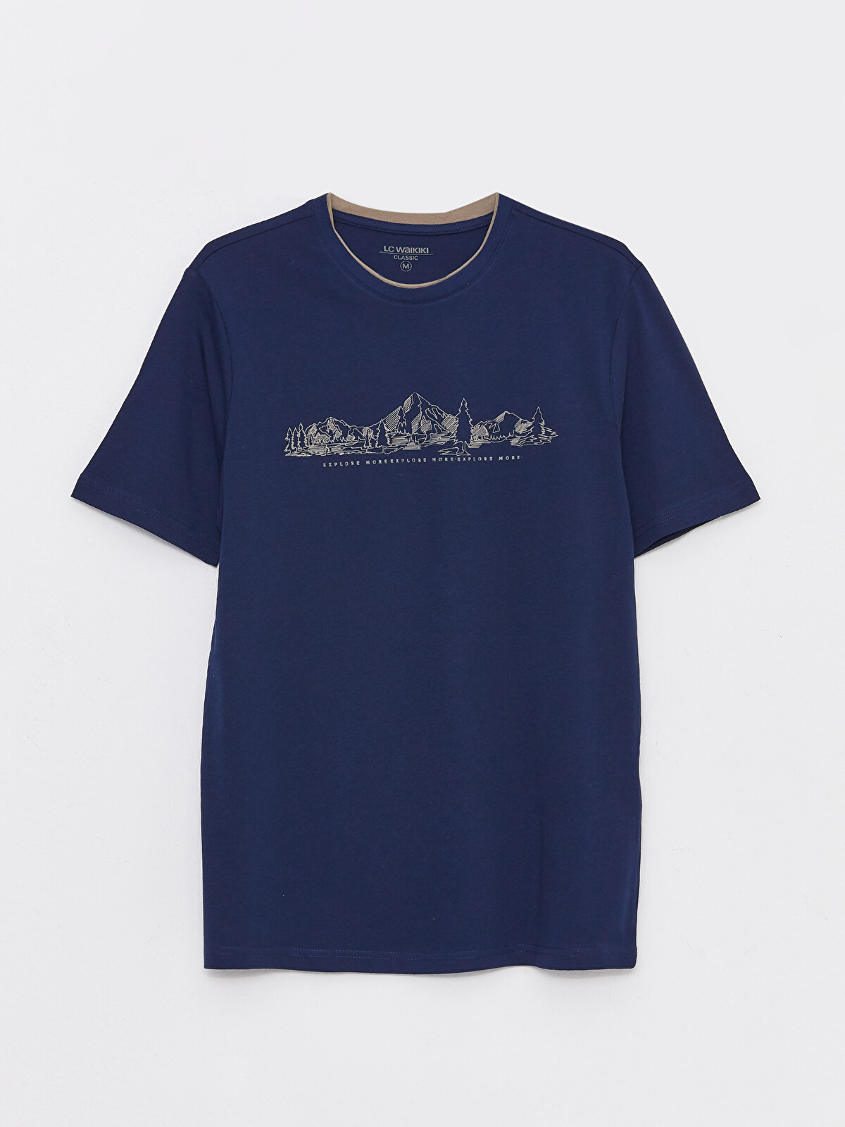 SOUTHBLUE Crew Neck Short Sleeve Printed Men's T-Shirt - S31839Z8