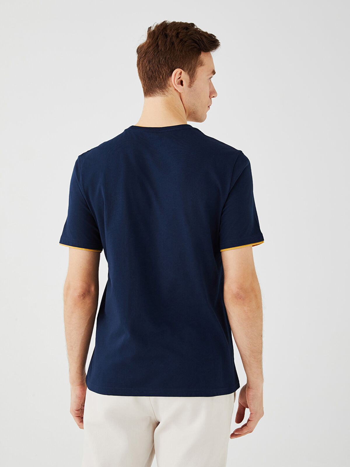 SOUTHBLUE Crew Neck Short Sleeve Printed Combed Cotton Men's
