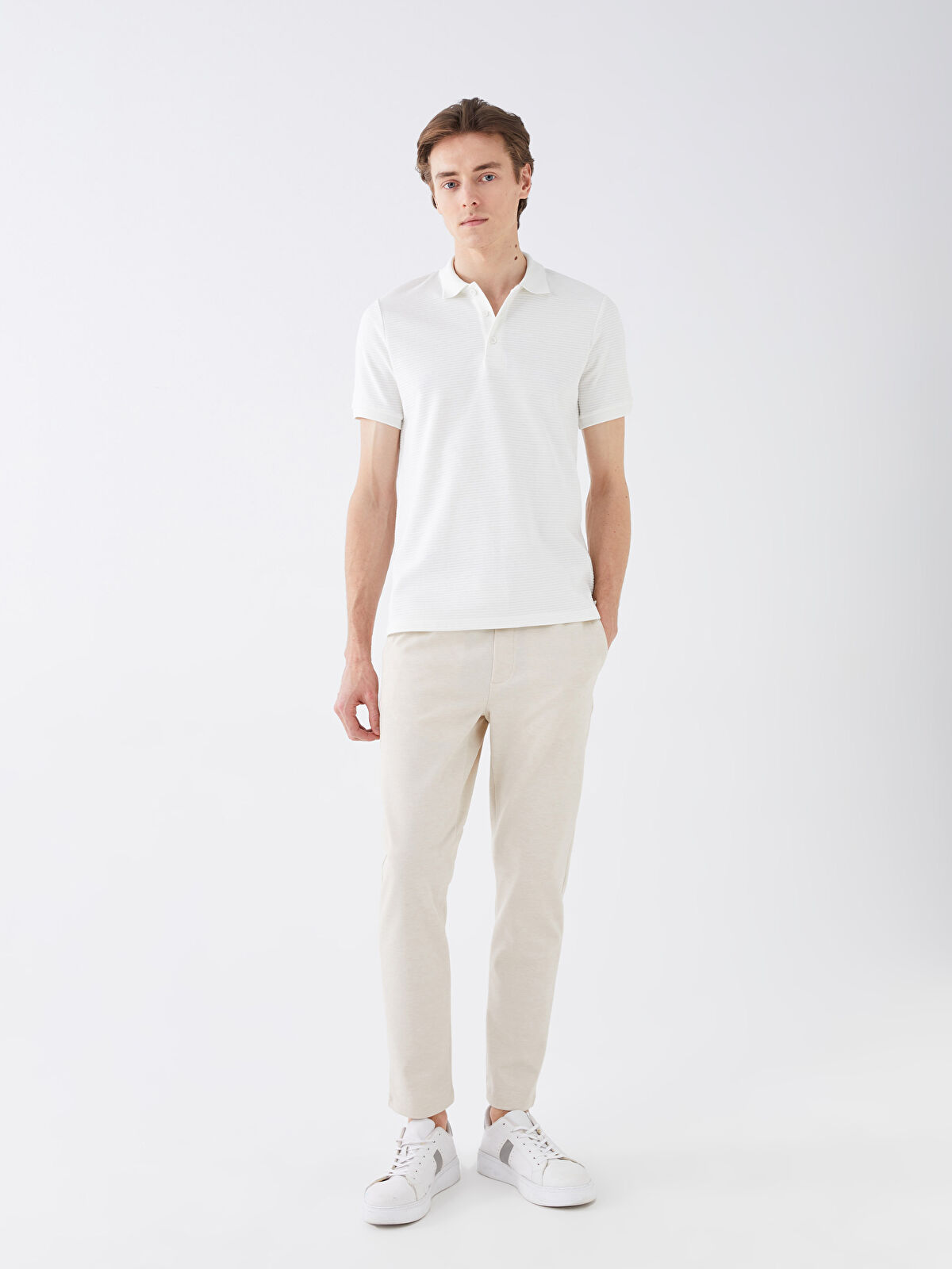 XSIDE Bej Slim Fit Erkek Pantolon - S36531Z8-L8Q | LCW