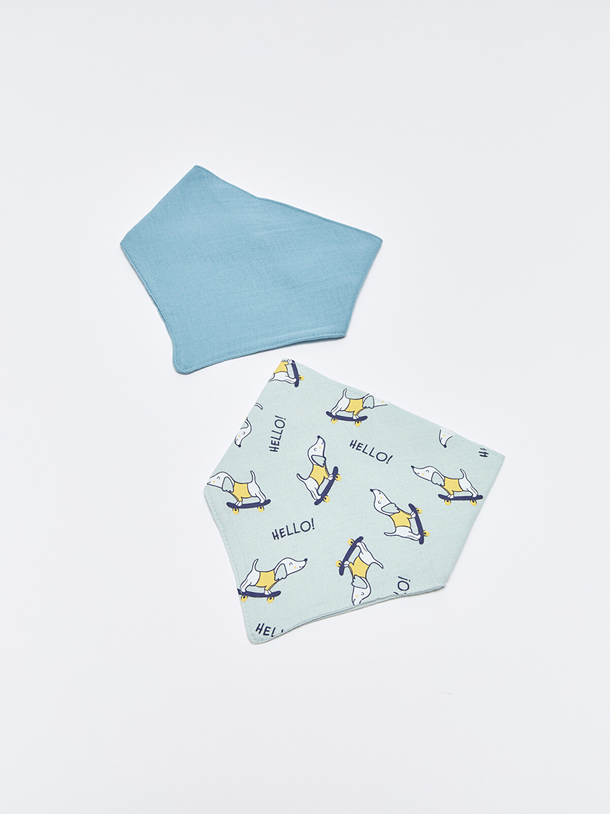 LCW baby Baskılı Erkek Bebek Mama Önlüğü 2'li - S37534Z1-LRN | LCW