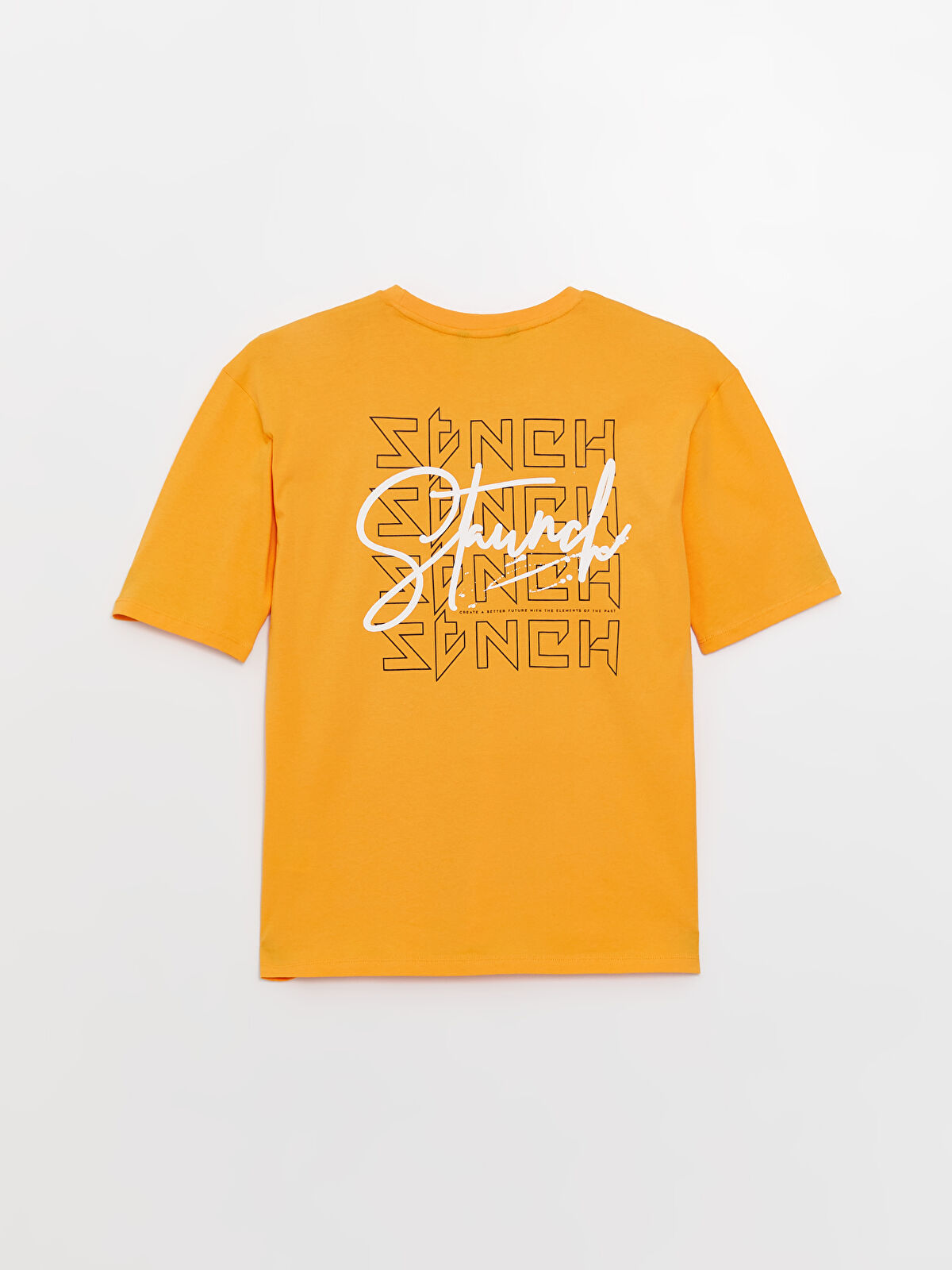 XSIDE Crew Neck Short Sleeve Printed Combed Cotton Men's T