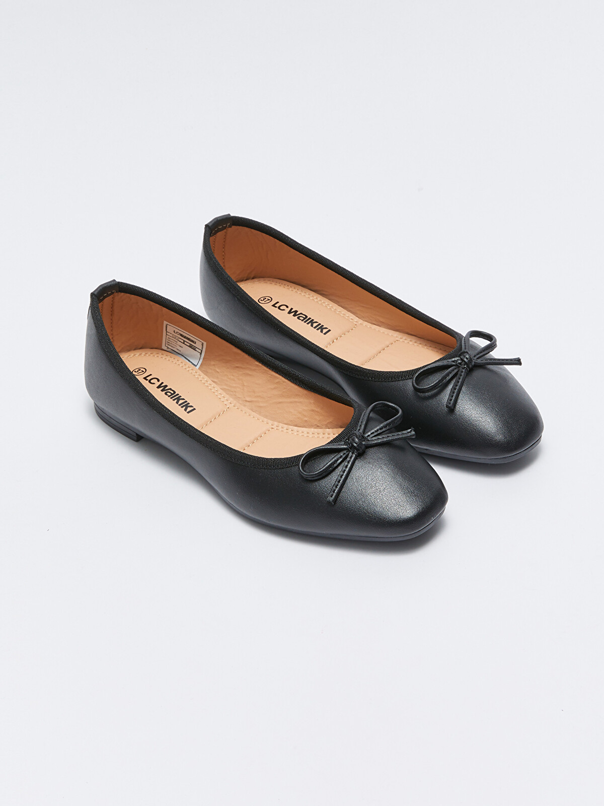 LCW STEPS Faux Leather Women's Ballet Flats - S3AA59Z8-HUC | LC