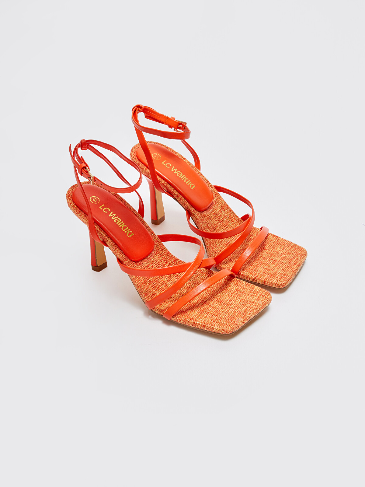 LCW STEPS Thin Cross Band Women's Heeled Shoes - S3AI42Z8-SWW | LC