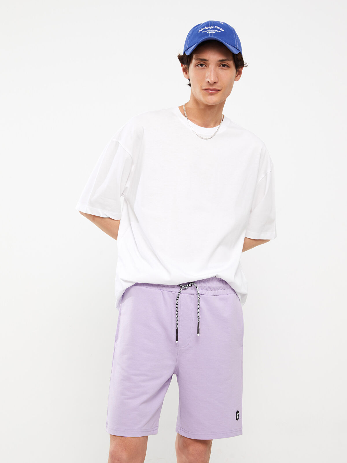 Lycoris.ページ XSIDE Slim Fit Binding Detail Men's Shorts -S3CU34Z8-STH