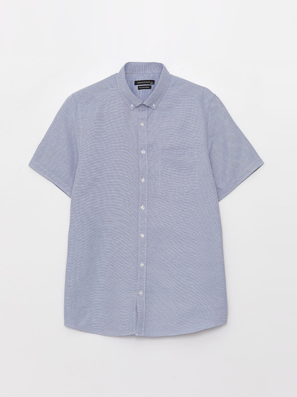 akeshogo専用 LCWAIKIKI Formal Regular Fit Short Sleeve Dobby Men's Shirt