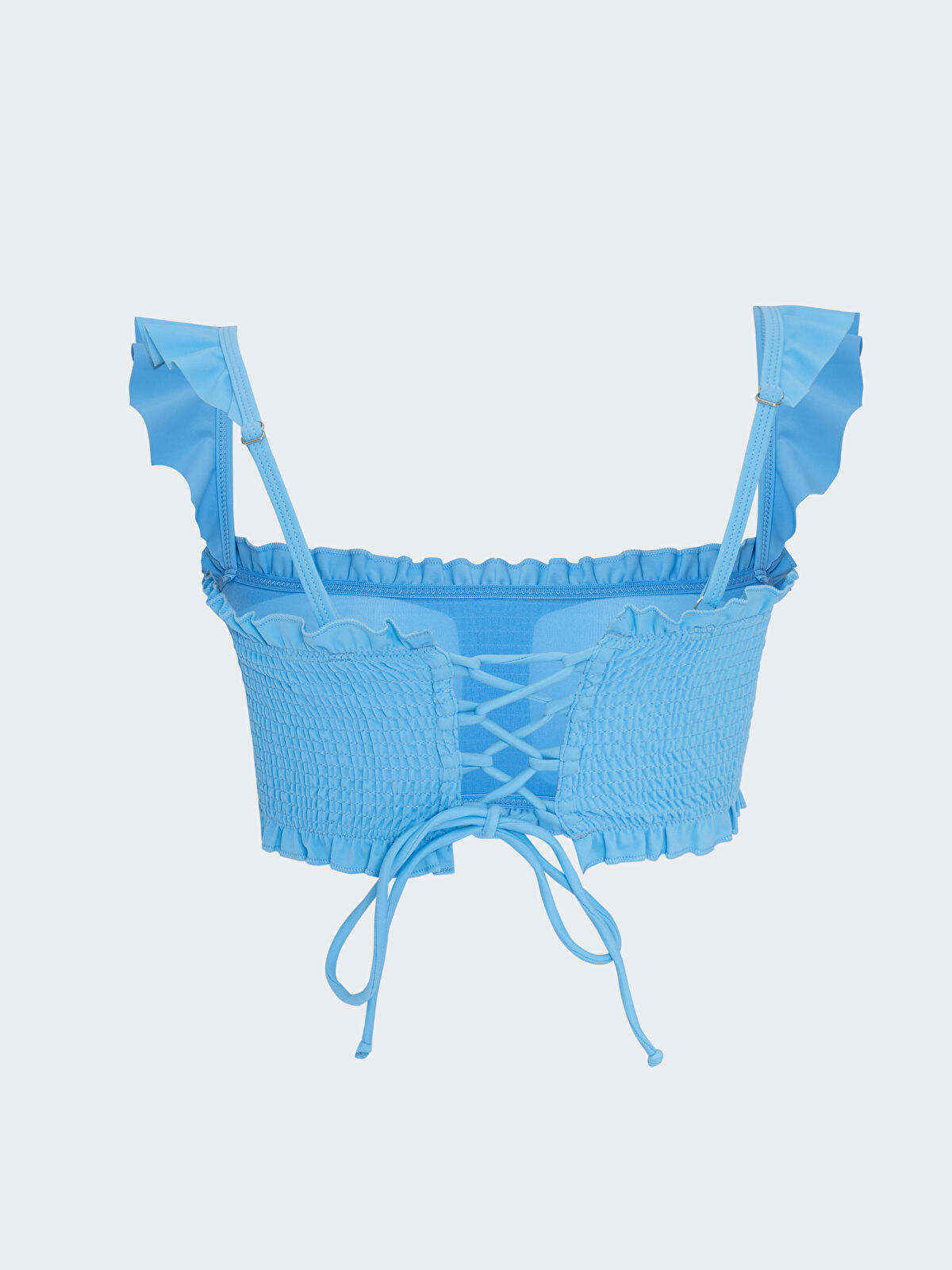 LC Waikiki Ruffle Detailed Women's Bikini Top With Stitched