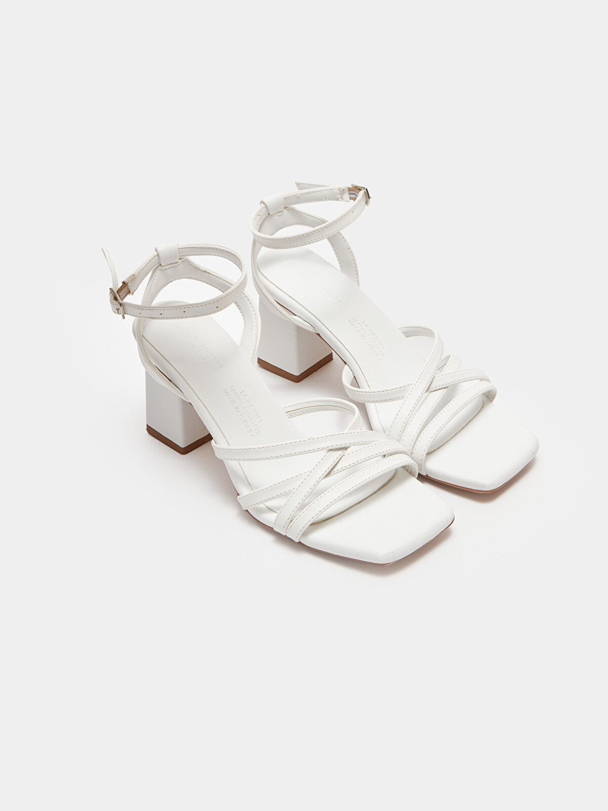 LCW STEPS Women's Cross-Band Heeled Sandals - S3G218Z8-RVK - LC