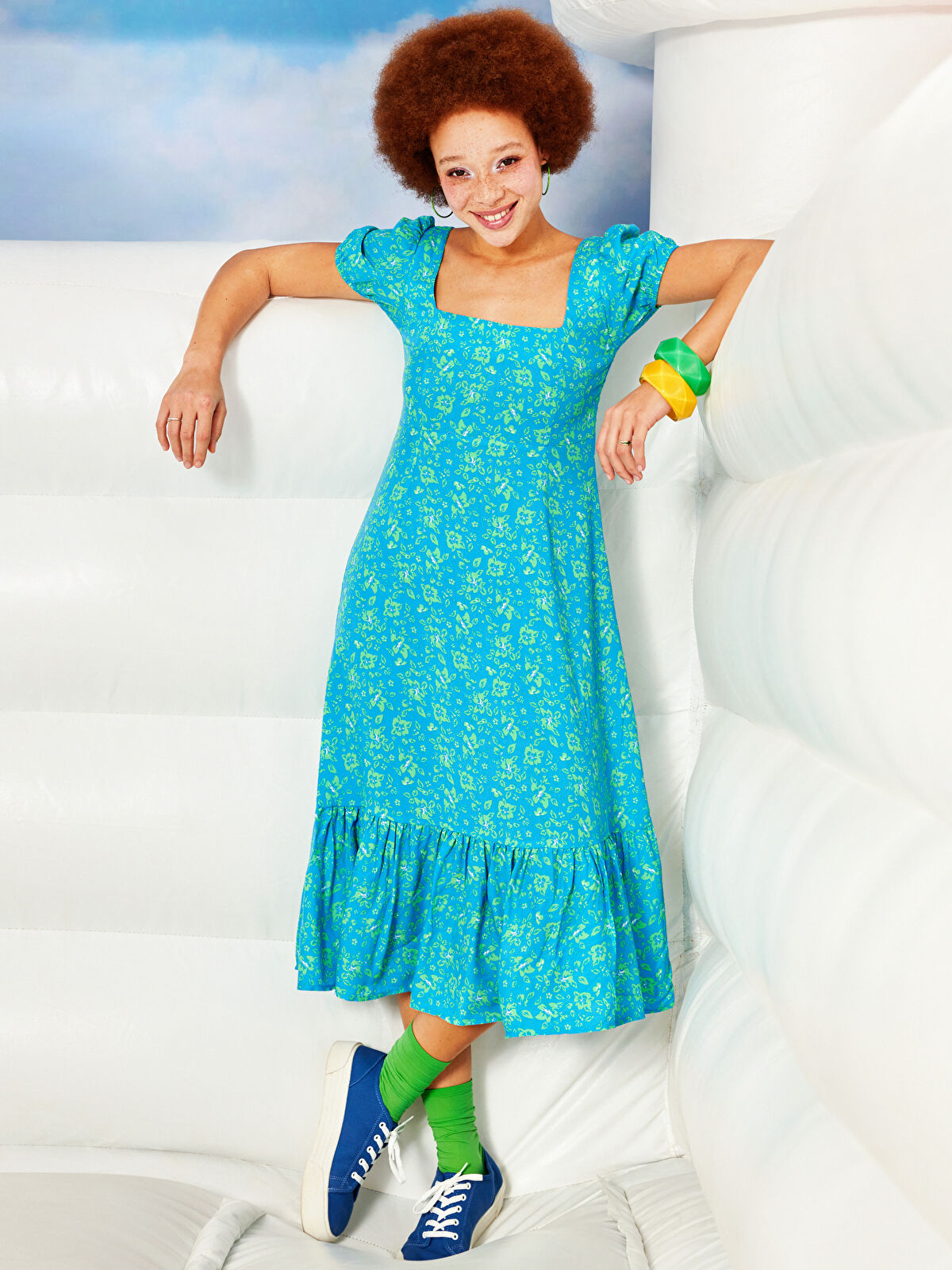 ENFOLD エンフォルド SQUARE-SLEEVES DRESS 36 enfold SQUARE-SLEEVES