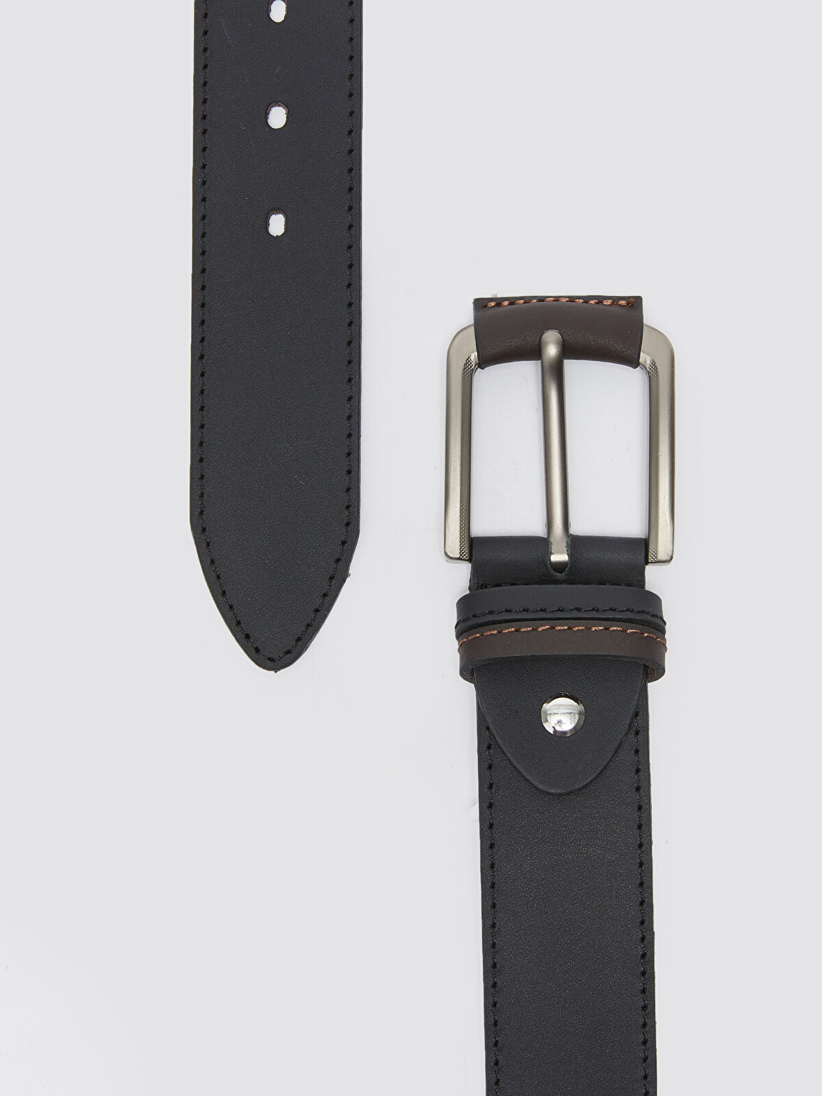 NUBUCK LEATHER BELT - Black | ZARA Cambodia