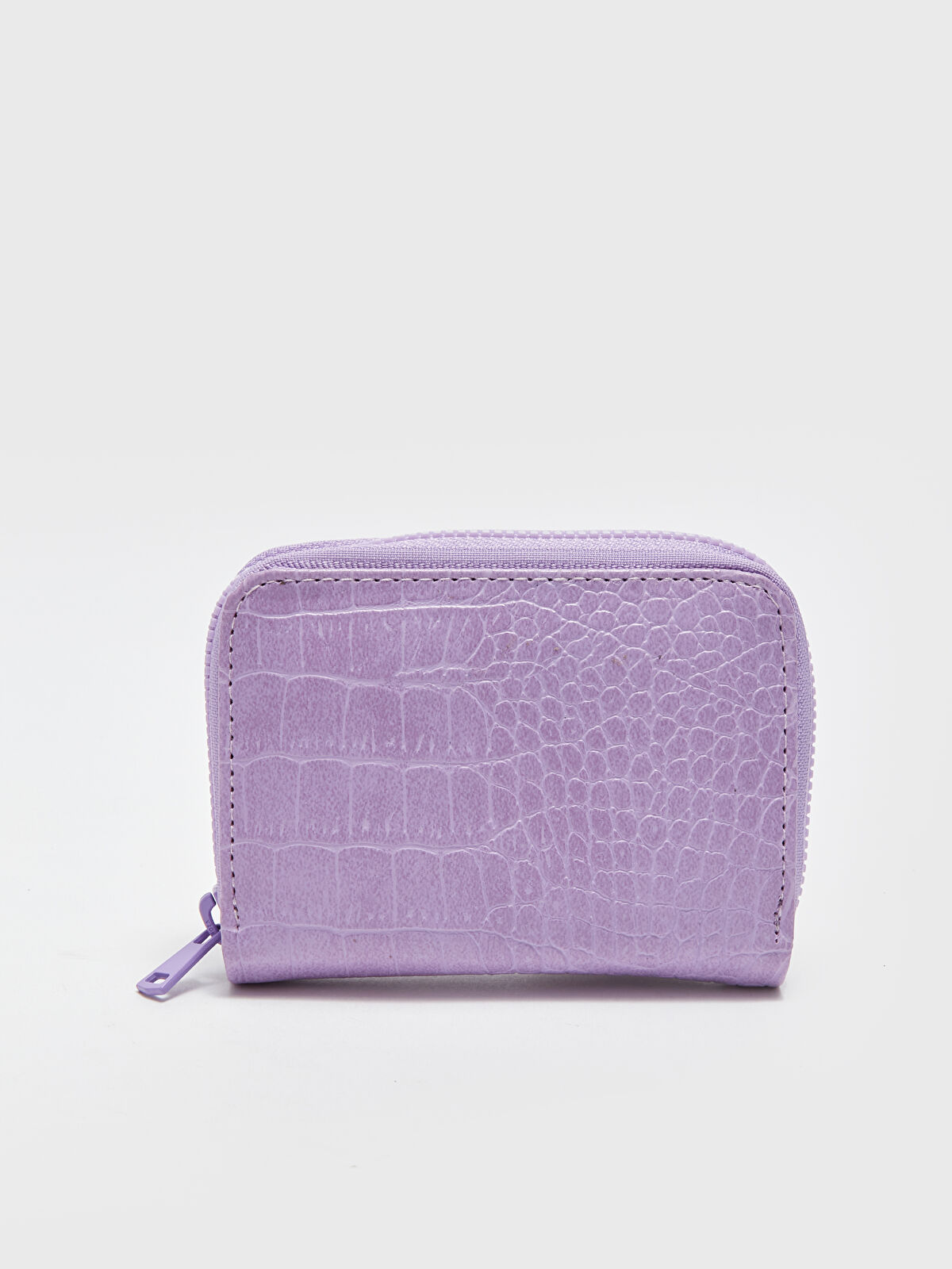 LCW ACCESSORIES Faux Leather Croc Effect Women's Wallet