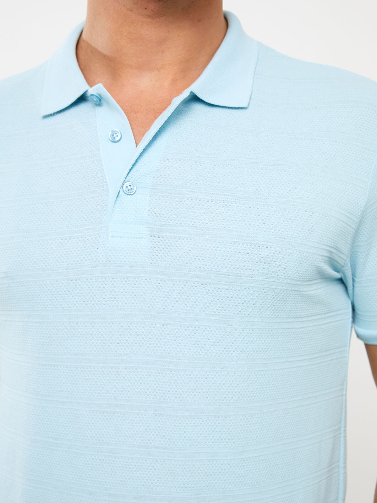 SOUTHBLUE Polo Neck Short Sleeve Pique Men's T-Shirt