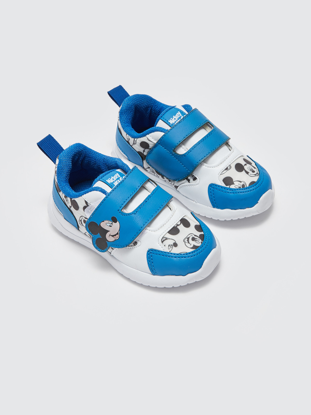 LCW STEPS Mickey Mouse Licensed Velcro Closure Baby Boy Sneakers