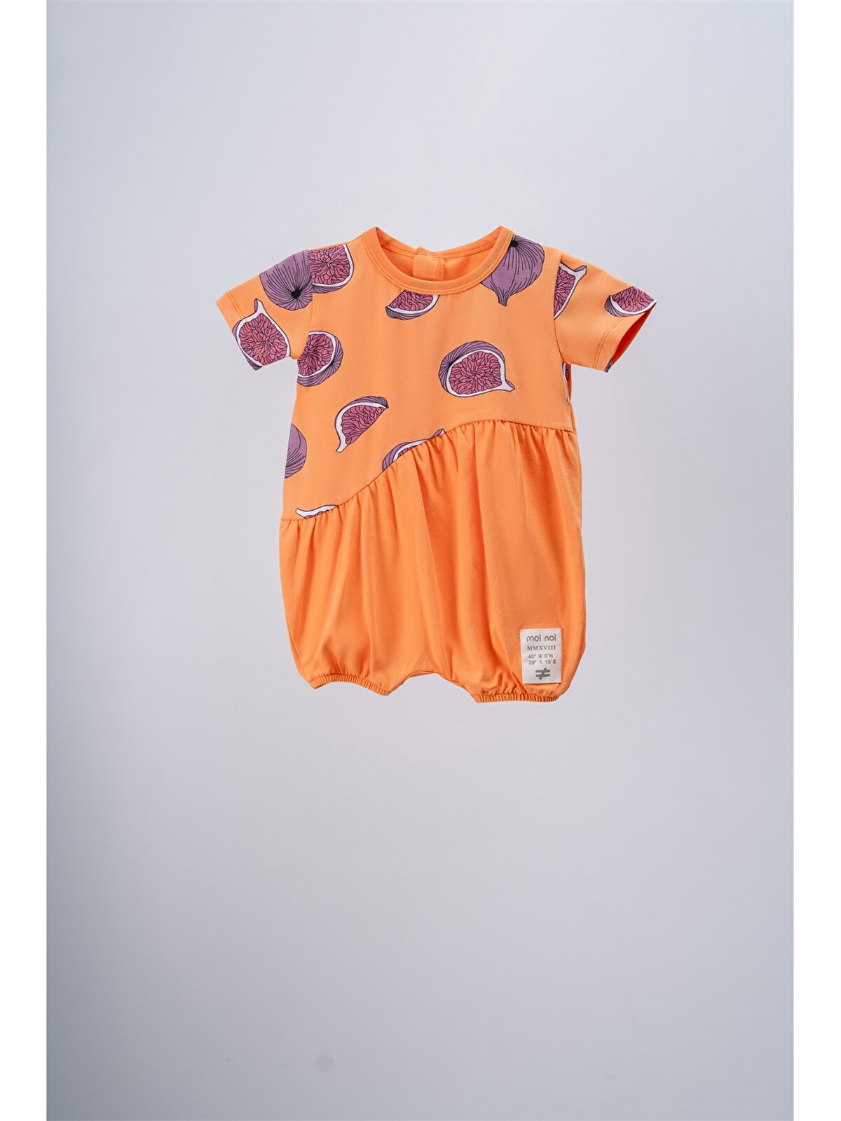 Moi Noi Turuncu Bisiklet Yaka Unisex Bebek Tulum - S3JN13Z1-GNN | LCW