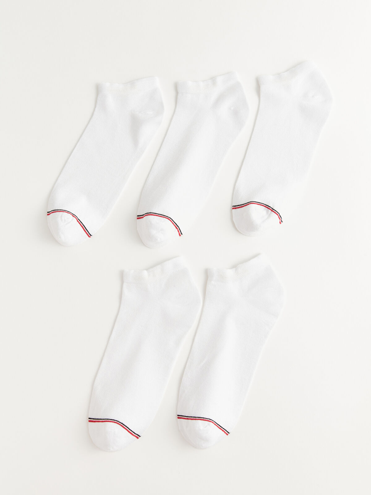 なーせ LCW ACCESSORIES Striped Men's Bamboo Booties Socks 5 Pack