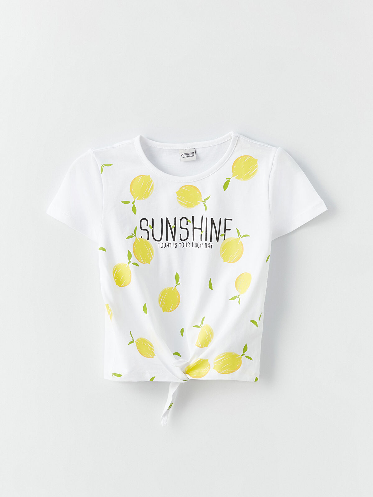 ゆき☺︎‬♥‪☺︎‬‪☺︎‬ LCW Kids Crew Neck Printed Short Sleeve Girls' T-Shirt