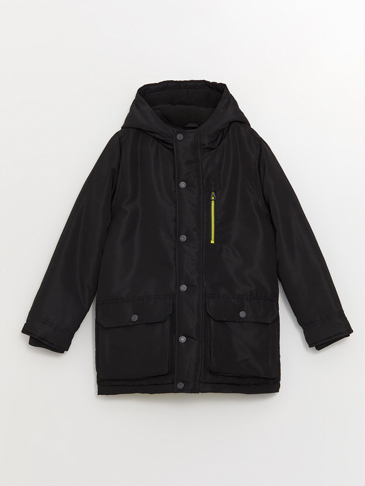 LCW Kids Hooded Boys' Coat -W30267Z4-CVL - LC Waikiki