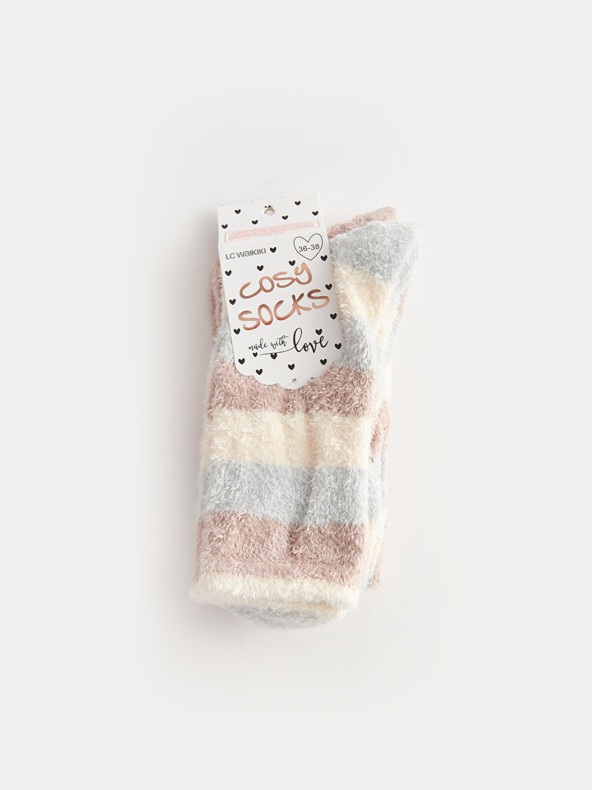 LCW DREAM Color Block Women's Home Socks 2-pack - W31829Z8-J2E