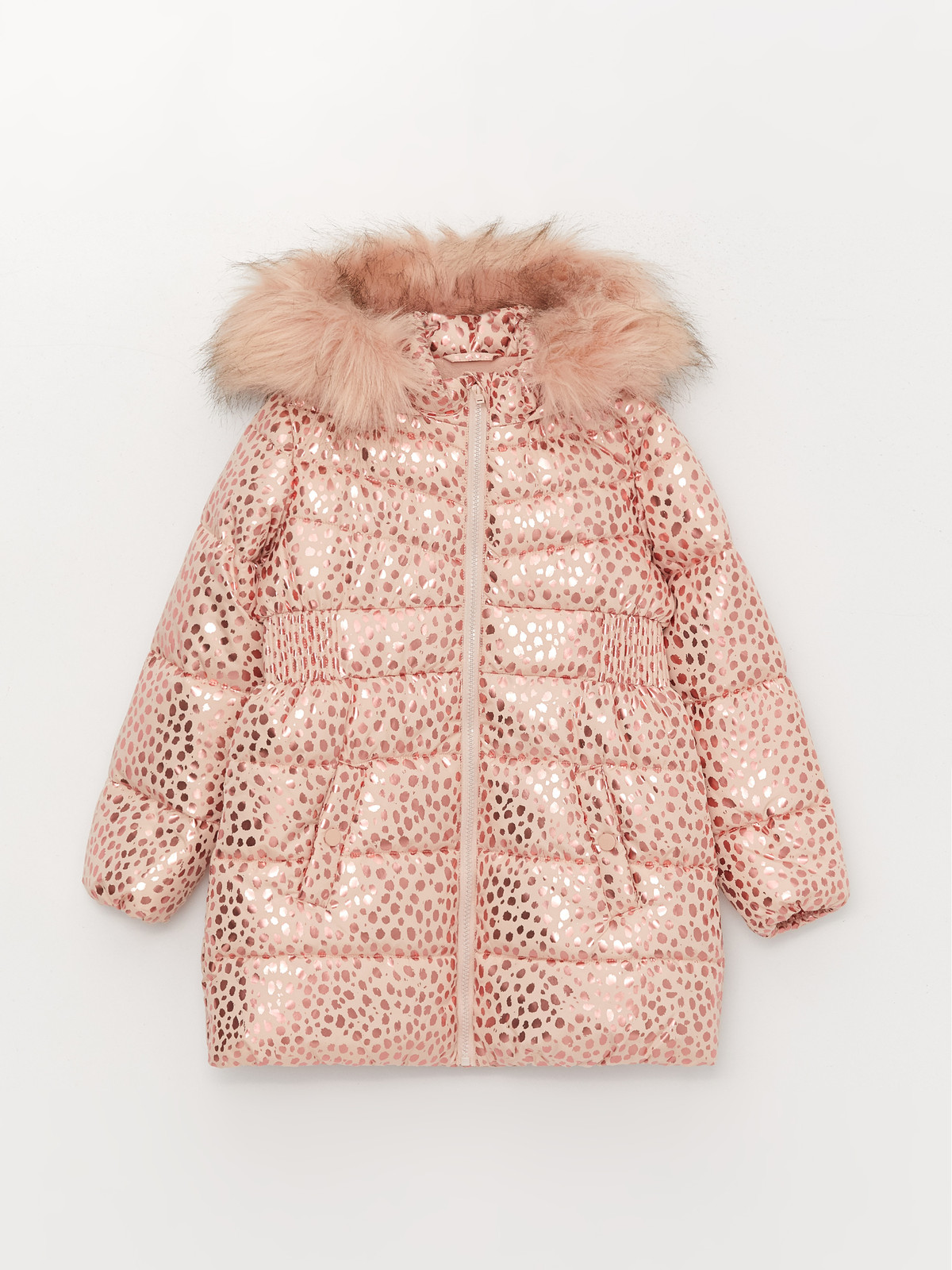Manteau à Capuche Fille John Lewis - Taille 6-9 Mois - Rose - Excellent état Occasion