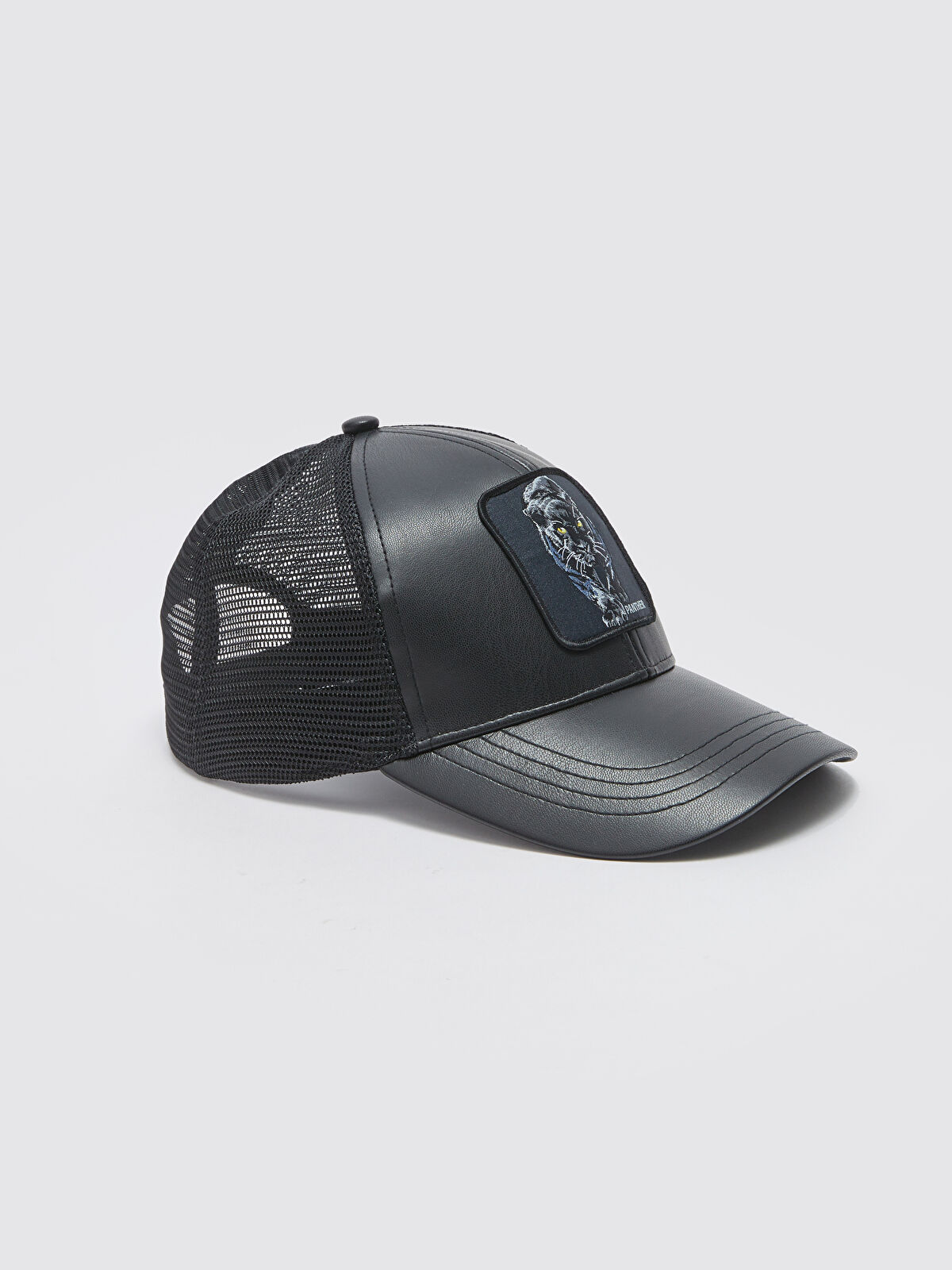 【完売】  XSIDE Leather Look Embroidered Men's Cap Hat -W34272Z8-CVL その他