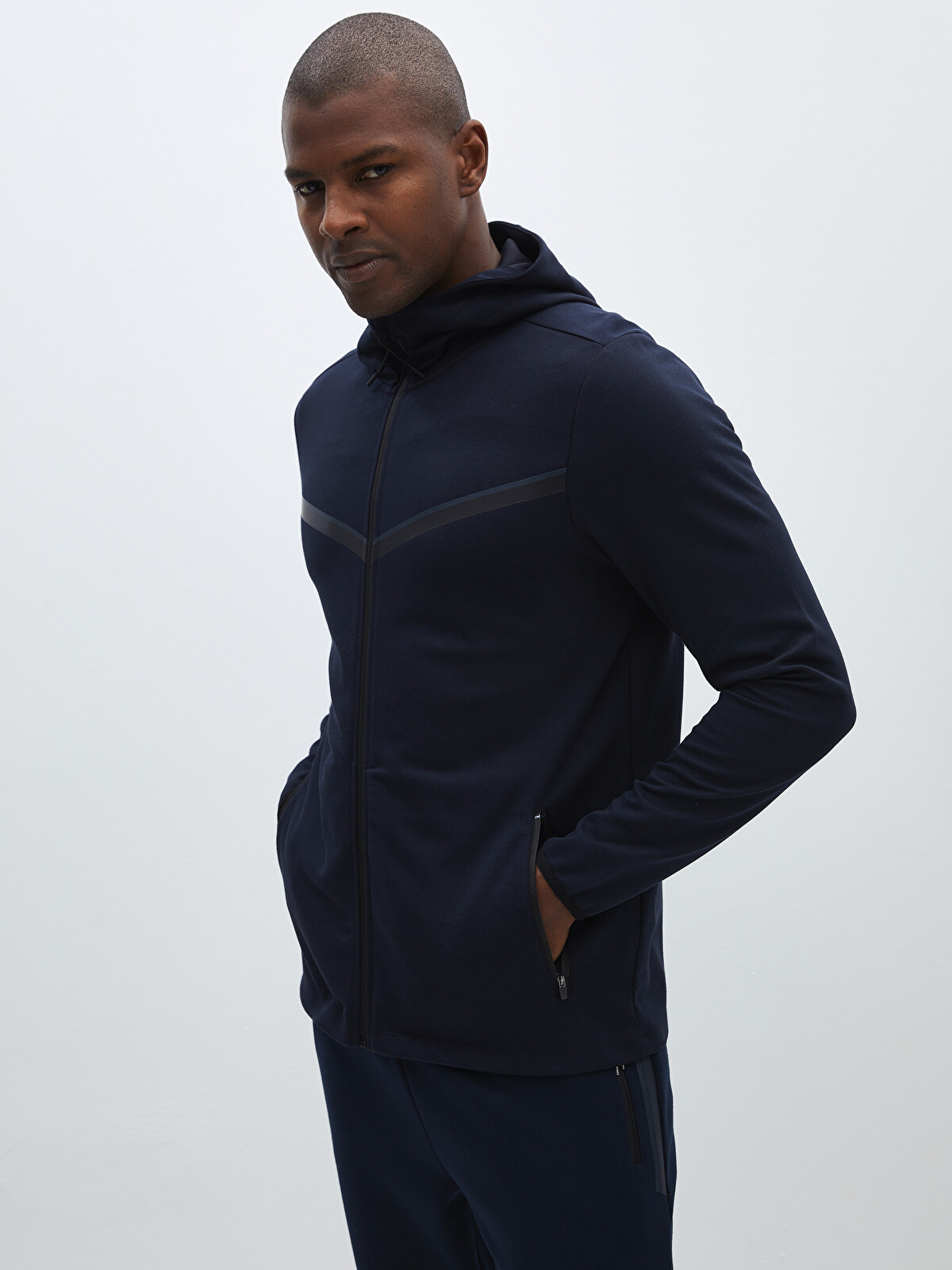 XSIDE ACTIVE Kapüşonlu Uzun Kollu Erkek Fermuarlı Sweatshirt