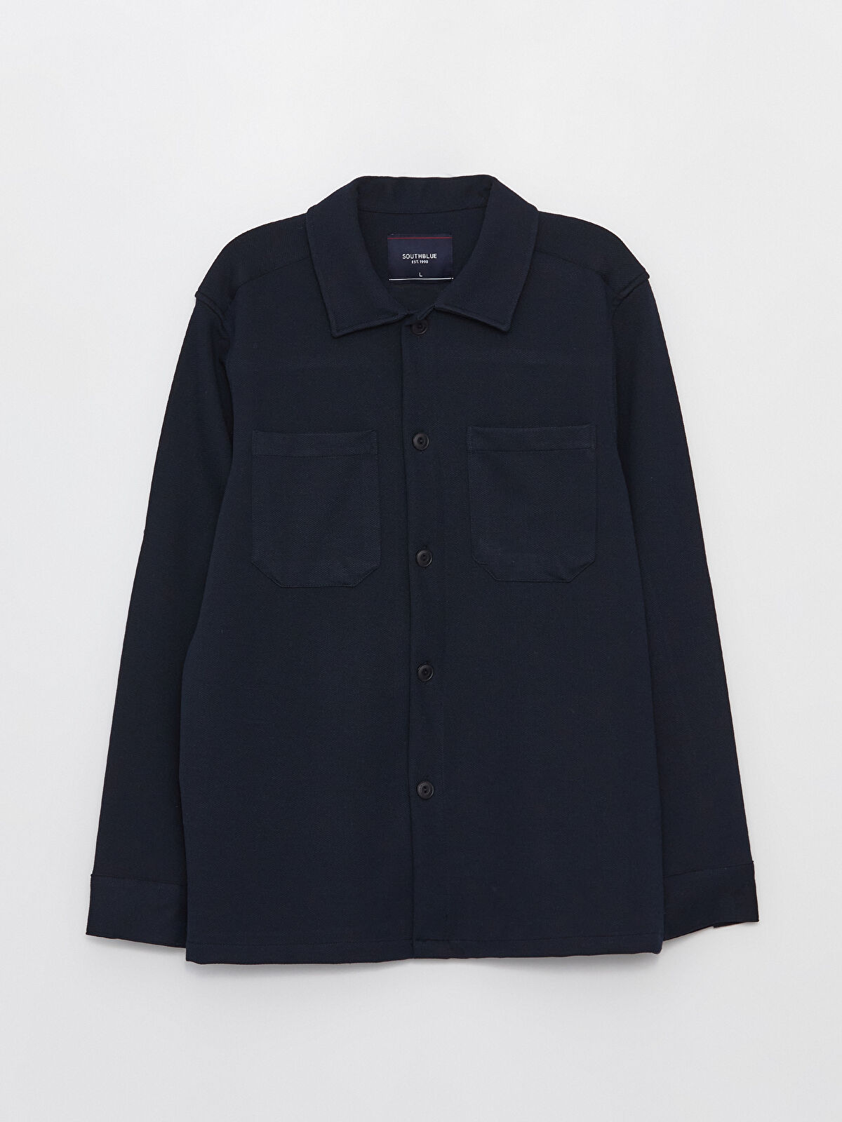 さらさらドライTシャツ 長袖 L ネイビー | 作業着・作業服・安全