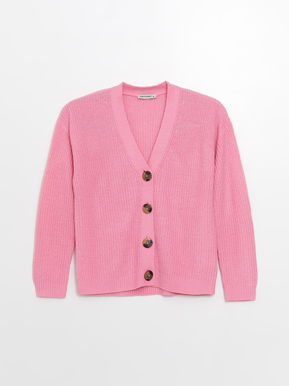 LCW Vision V Neck Women's Knitwear Cardigan - W3AV04Z8-FLY | LC