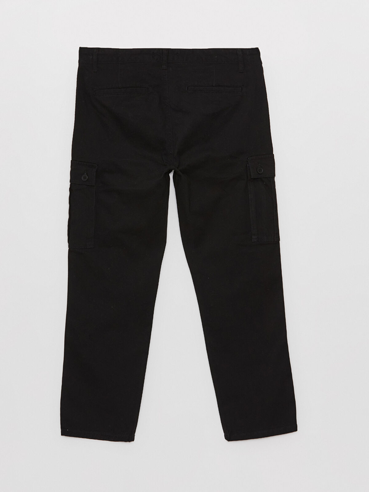 Standard Fit Twill Men's Cargo Trousers -W3BR92Z8-RQL - LC