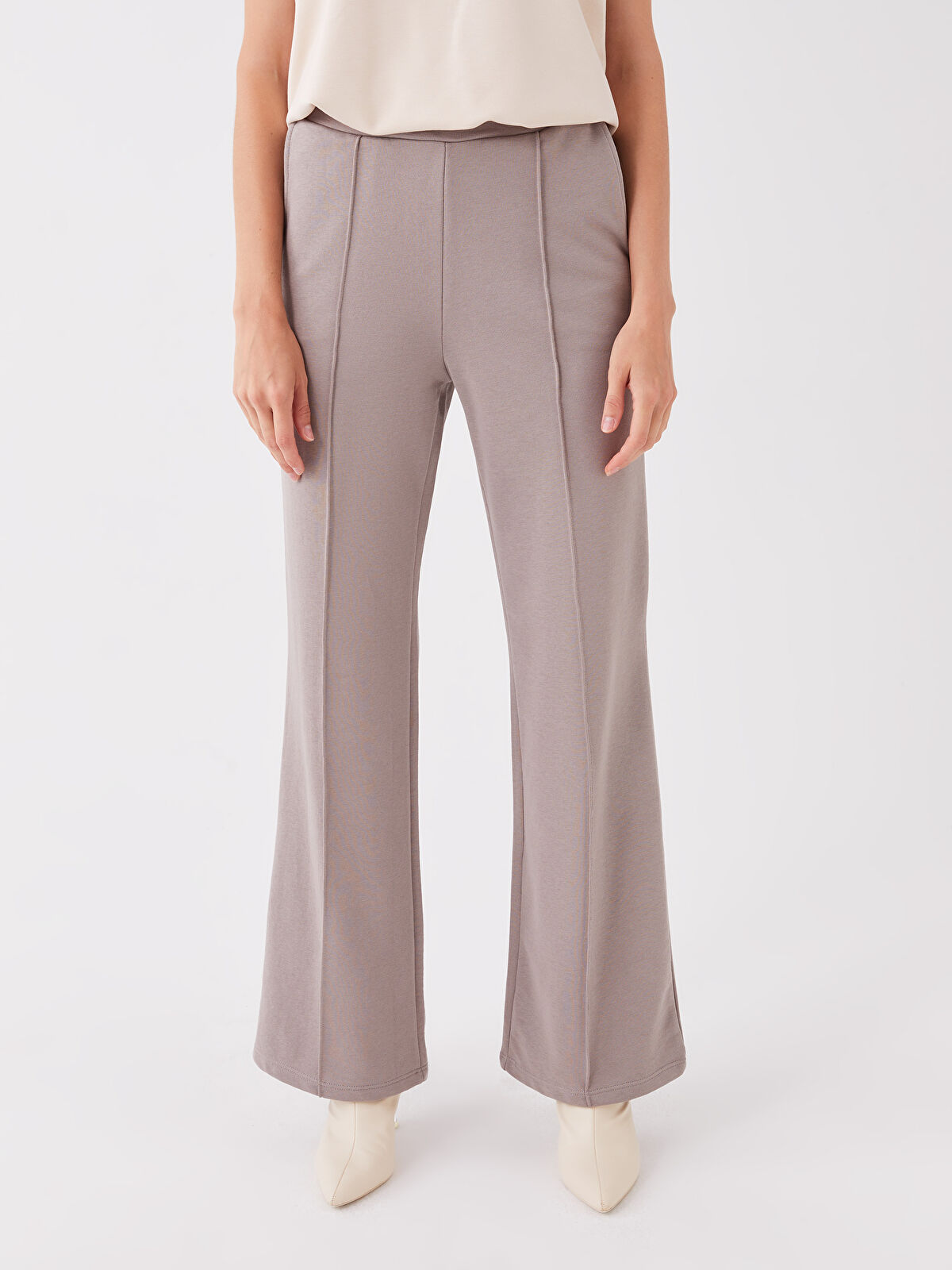 LCW Vision Women's Elasticated Waist Plain Sweatpants