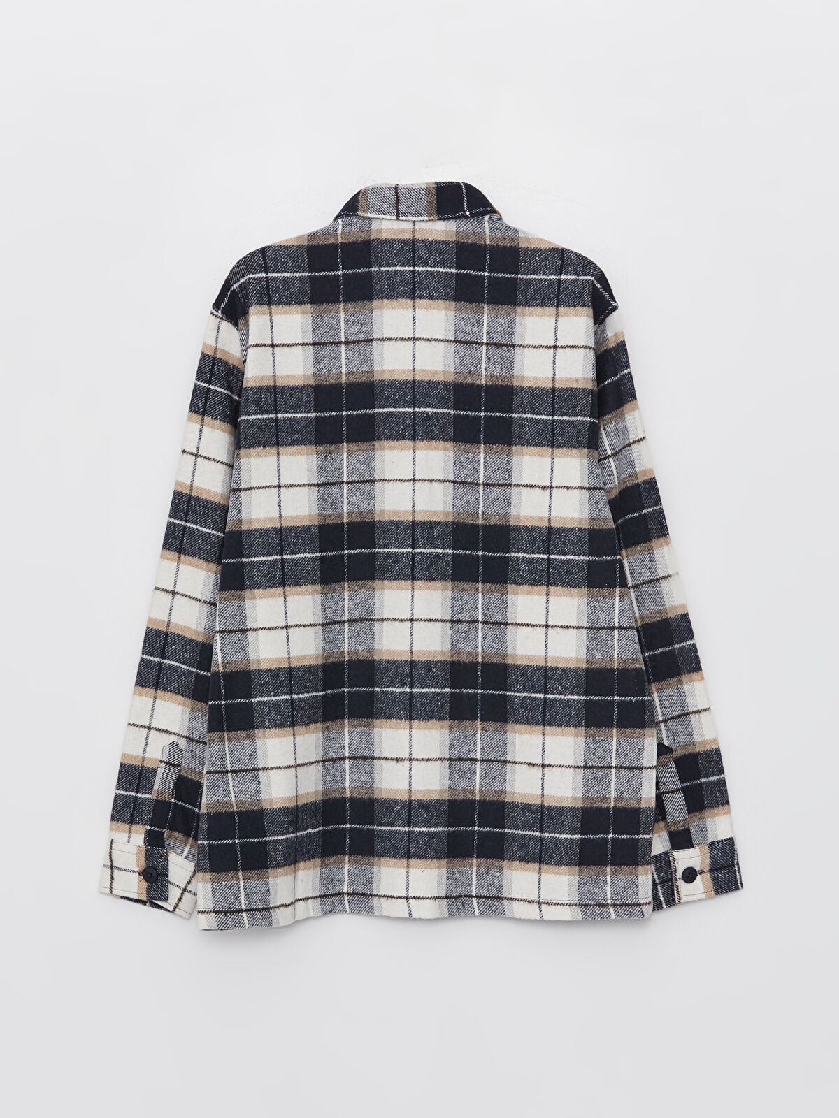 LP・ルース/ジャヴバン 「サムライ」 SOUTHBLUE Comfortable Fit Long Sleeve Plaid Men's Shirt